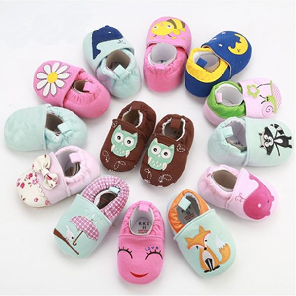 

2019 autumn baby girls boys breathable anti-slip casual cartoon animal sneakers toddler soft soled walking shoes