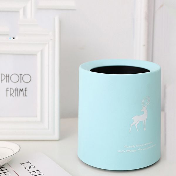 

creative mini small waste bin deskgarbage basket home table plastic office supplies trash can dustbin sundries barrel box