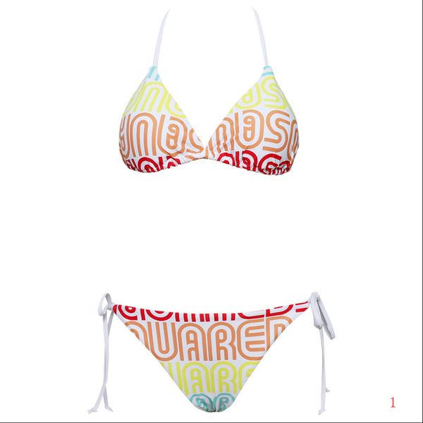 

20s women three-point swimsuit fashion summer designer two-piece bikini suits set with letters beach brand bathing suits swimwear gl2005143, White;black