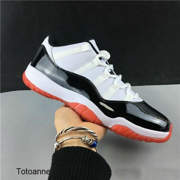 

new release 11 xi mix bred concord low men basketball shoes high white black trainers sports sneakers outdoor