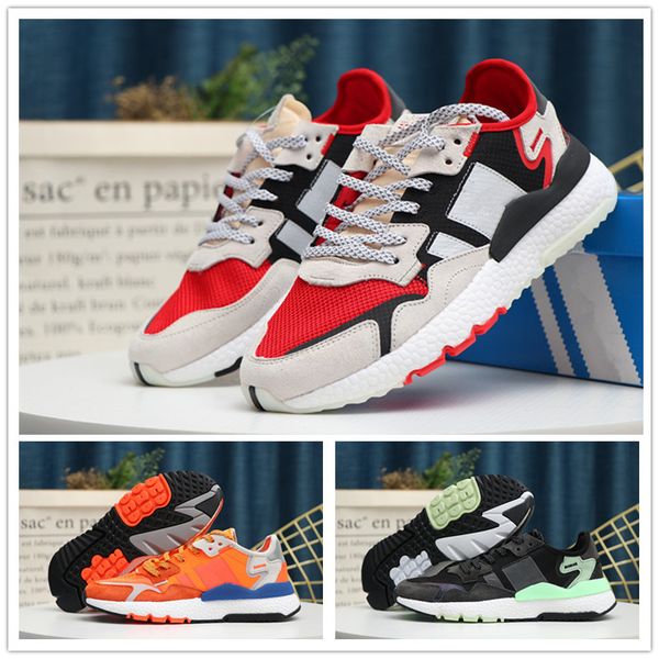 

nite jogger 2019 eqt 3m reflective running shoes for men women black orange red breathable trainer sports sneakers shoes fashion 36-45