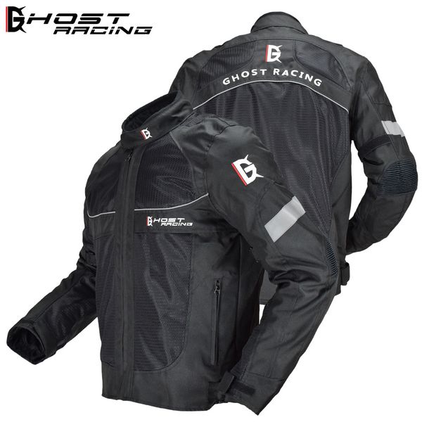 

05 motorcycle riding suit male knight racing jacket to protect the fall-proof motorcycle off-road clothing winter, Black