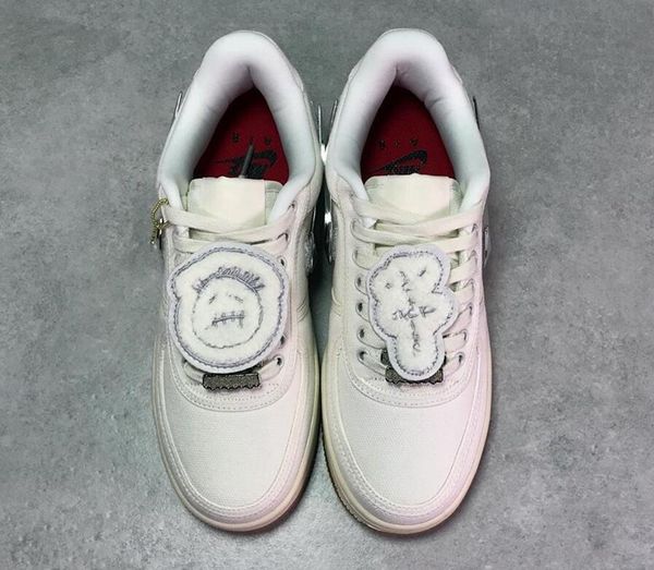 

2019 forces mens designer sneakers mca travis scotts running shoes womens trainers skateboard one sports 1 des chaussures schuhe zapatos, White;red