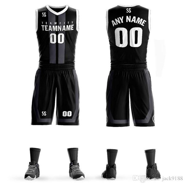 black basketball jersey