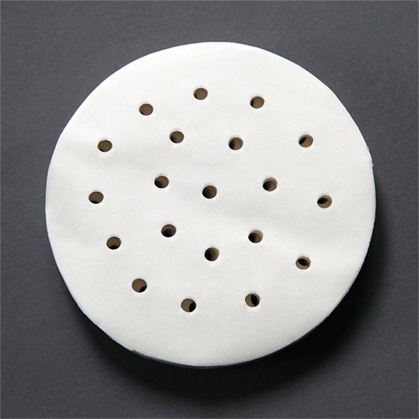 

100pcs/pack perforated steamer pads non-stick air fryer liners dim sum papers white