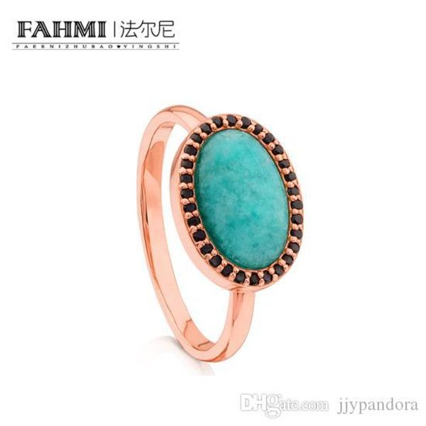 

fahmi 100%925 sterling silver new classic cute simp bear silver plated 18k rose gold tianhe stone spinel ring female 614935510 ing, Slivery;golden