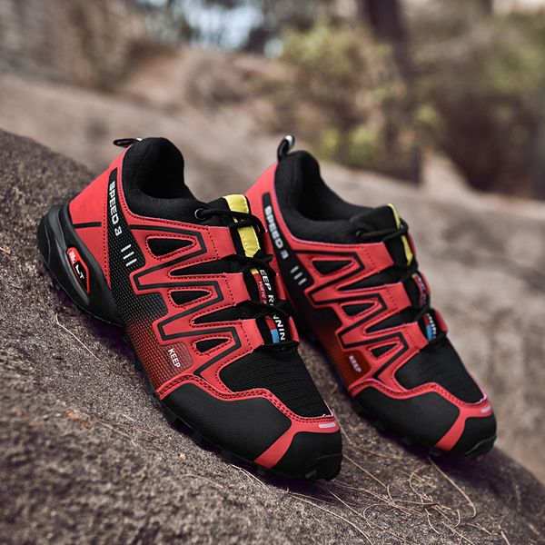 

outdoor hiking shoes men sport climbing mountain shoes cross-country walking trekking hiking sneakers men zapatillas bota