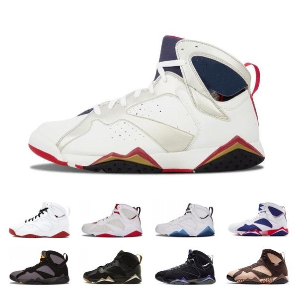 

2019s 7 7s patta bordeaux hare ray allen tinker alternate olympic men basketball shoes french blue barcelona nights sneaker