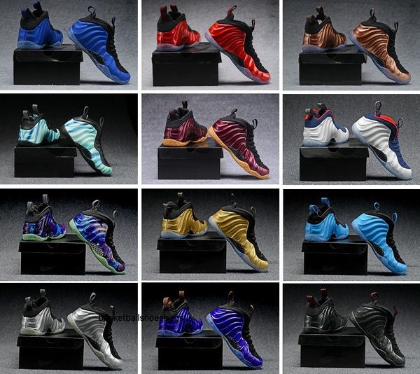 

box] [with original foams penny hardaway mens basketball shoes athletic men sports man one pro 1 trainers sneakers shoes eur 41-47