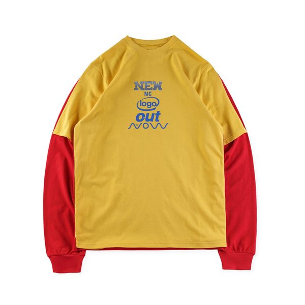 

18ss люкс европа париж мужская мода высокого качества конструктора тенниски женщин красочные печати логотип из футболки и толстовка два wear, White;black