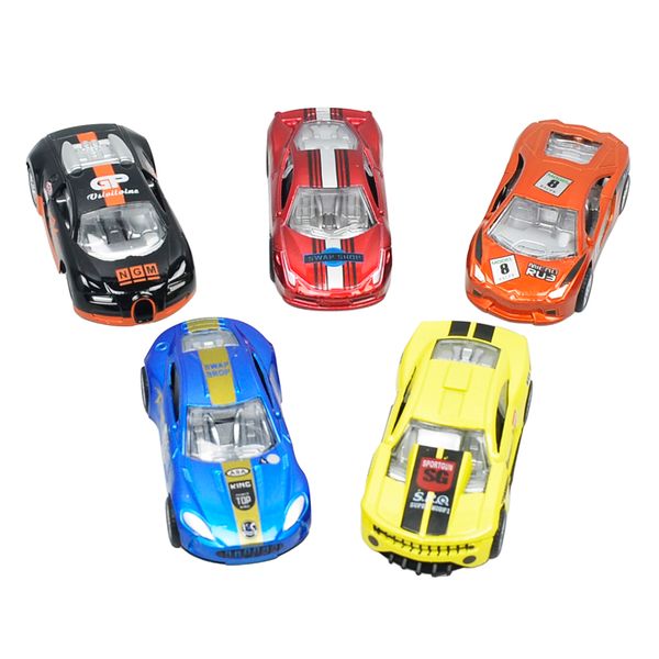 

1/50 metal die-cast vehicle 5 pack pull back race cars for kids