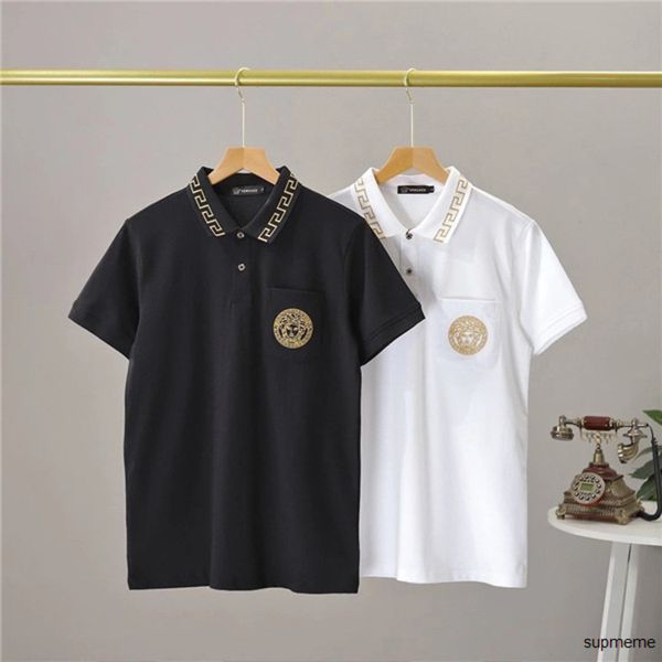 

summer mens designer luxury brands mens womens tshirt polos casual crew neck cotton tee shirt for men women lovers streetwear sweatshirtor4c, White;black