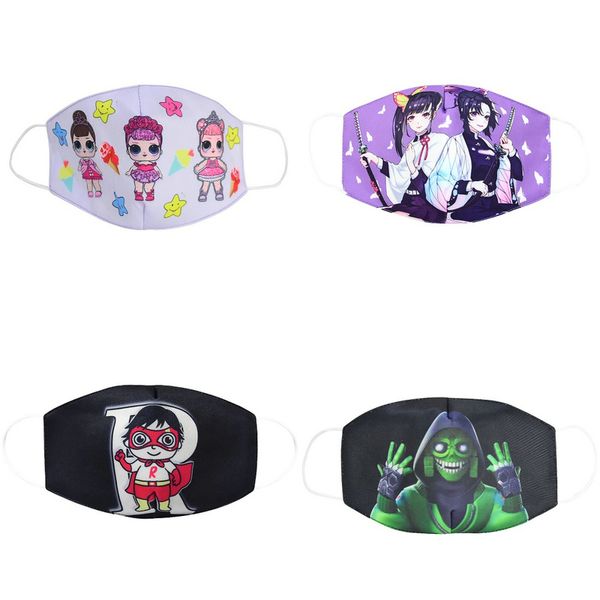 

cloth tapaboca kids halloween costumes mask cotton face mouth mask cartoon youth children masks for kid kotoia mascarillas vnnny