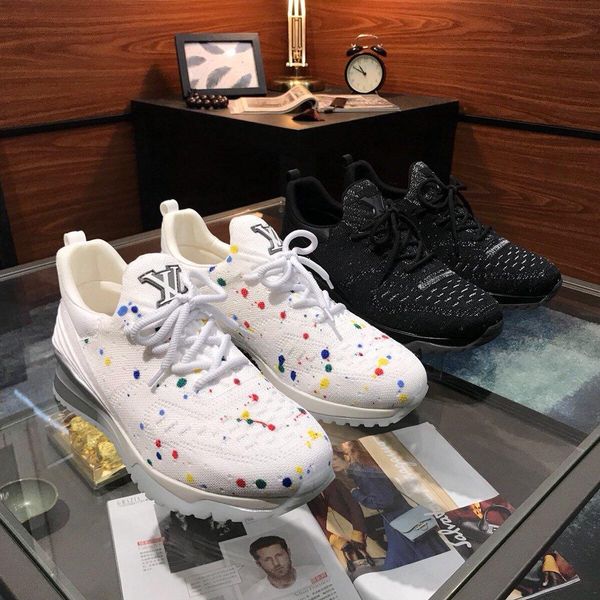 

j1 мода повседневной обуви высокого качества спортивной обувь мужских кроссовок удобных дышащая вязаные гамаши оригинальной упаковка коробка, Black