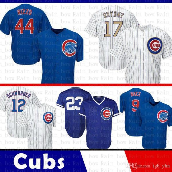 

best Chicago Jersey Cubs 44 Anthony Rizzo 17 Kris Bryant 9 Javier Baez 12 Kyle Schwarber 23 Ryne Sandberg Baseball Jerseys