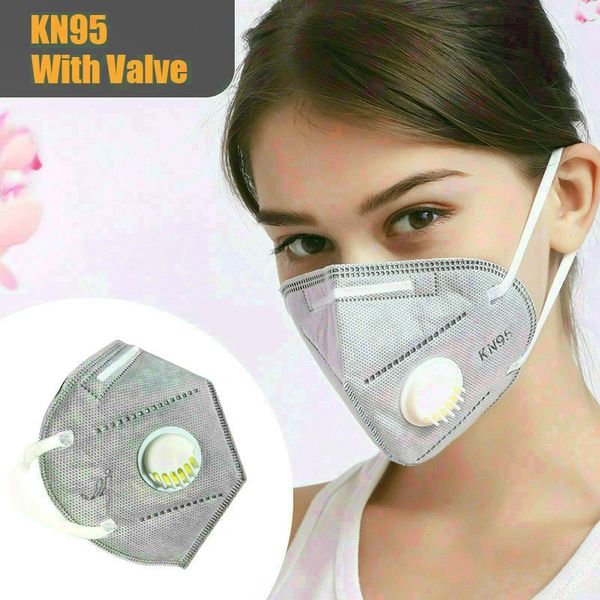 

1pc kn95 anti virus face mask dust-proof mesh mouth masks protection outdoor safe breathable mask with breathing valve