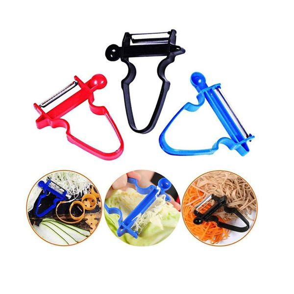 

3 шт. / компл. slicer shredder peeler жульен резак multi-peel лезвия из нержавеющей стали zesters кухонный инвентарь волшебное трио овощечис