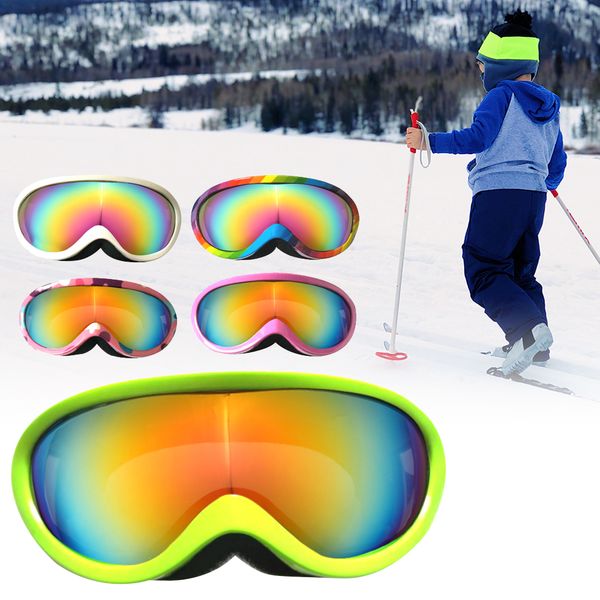

kids skiing glasses boys girls snow snowboard mask multicolor winter outdoor goggles children ski goggles