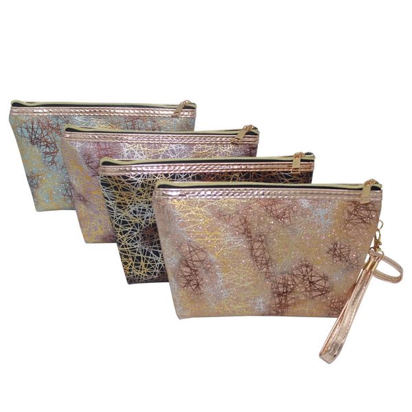 

korean-style rhombus line star hexagonal cosmetic bag large capacity waterproof storgage bag purse other home storage organization