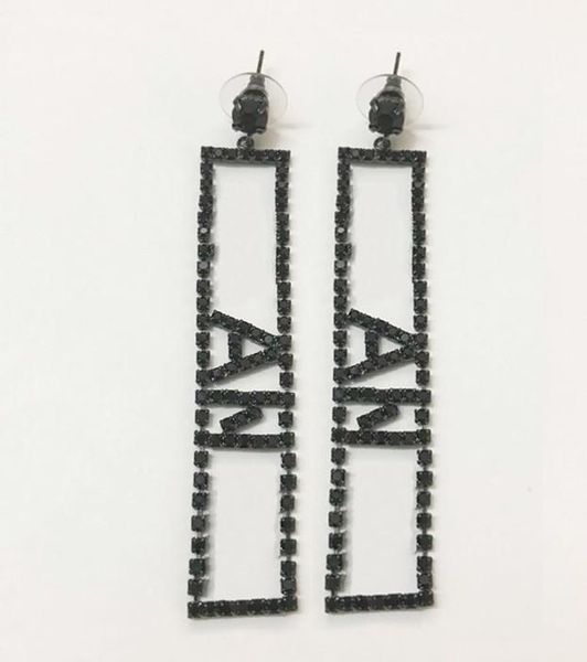 

popular fashion brand high version letter designer earrings for lady design women party wedding luxury jewelry with for bride whit box, Golden;silver