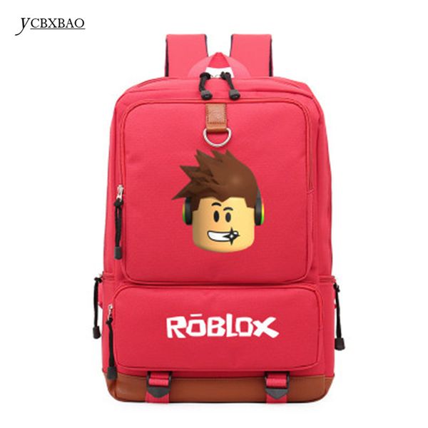 

2018 Roblox Game Повседневная Рюкзак для Подростков Дети Мальчики Дети Студенческие Шко