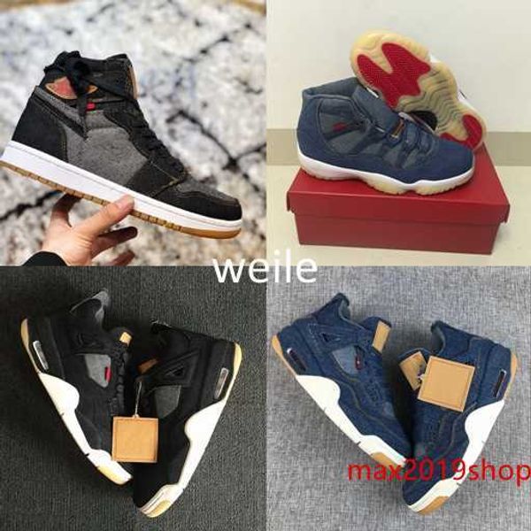 

mens basketball shoes 4 6 11 13 denim ls travis men black blue jeans 4s 11s 1s 13s sports trainers sneakers size 7-13