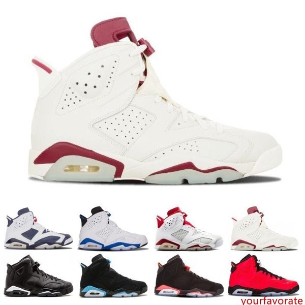 

6 6s mens basketball shoes man unc black cat infrared sports blue maroon olympic alternate hare oreo angry bull sport designer sneakers