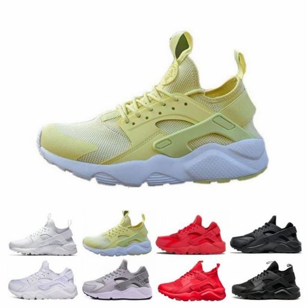 yellow and gray huaraches