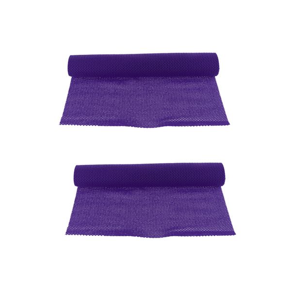 

2pcs purple 50x200cm non-slip pvc kitchen cupboard drawer liner mat