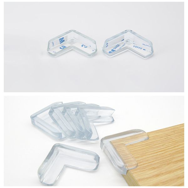 

4pcs baby safety table corner protector transparent anti-collision angle protection cover edge corner guard child security kids