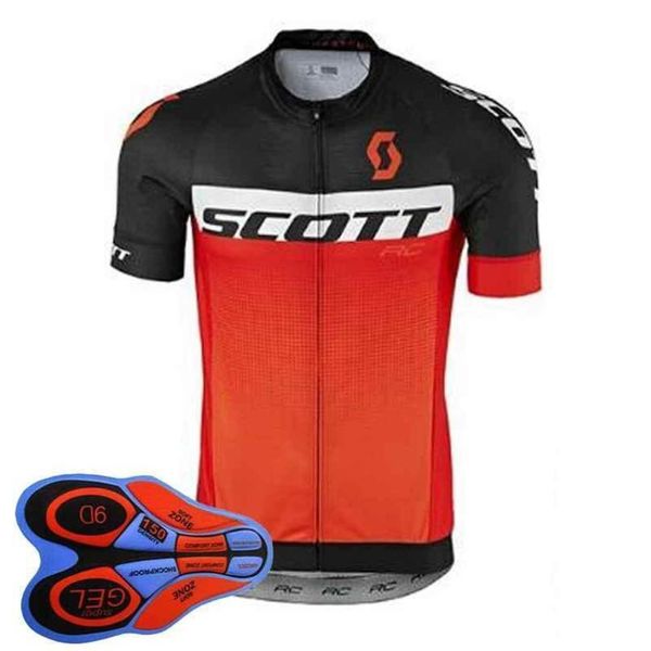 

2020 scott 2020 pro team cycling clothing road bike wear racing clothes quick dry men cycling jersey set ropa ciclismo maillot 10407, Black;red