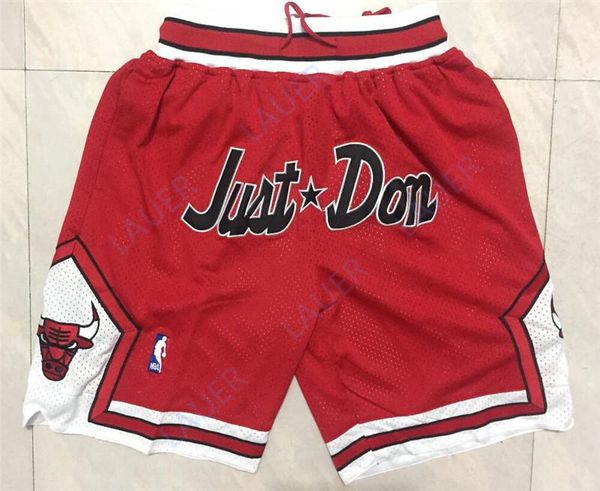 

2020 mens chicago bulls 24 markkanen 1 rose 8 lavine just don stitched shorts breathable pocket nba pants sweatpants classic shorts, Black