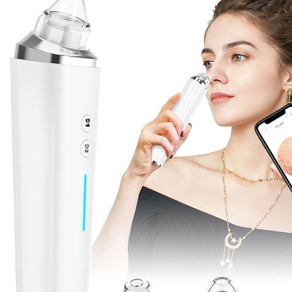 

wireless wifi mobile phone visual face blackhead vacuum suction facial pore cleaner electric acne removal cleaning tool