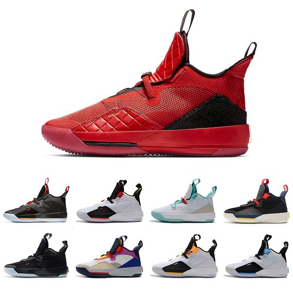 

new 2020 university red xxxiii pf 33 mens basketball shoes cny utility blackout future of flight tech pack 33s men sports sneakers 40-46