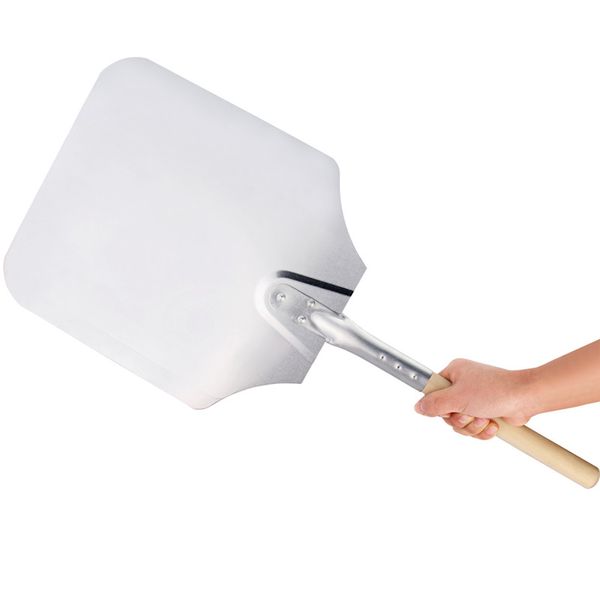 

aluminum pizza peel shovel 58 66 cm with wooden handle cake shovel baking tools cheese cutter peels lifter tool pizza shovel