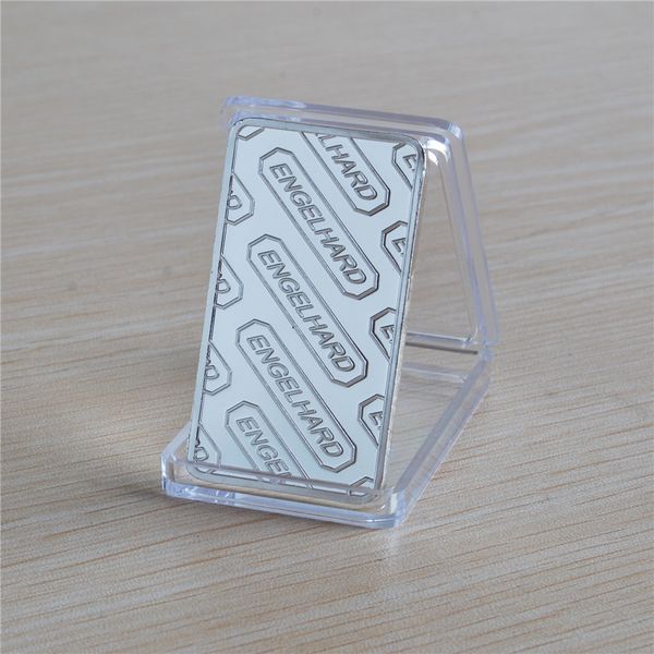 

1 oz engel hard fine 999,9 silver bar quality silver plated metal bars metal crafts quality festival art ornament for birthday gifts