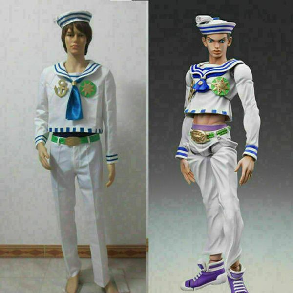 

причудливые форменные cos приключения josuke higashikata косплей хэллоуин jojo в, Black;red