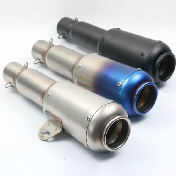 

51mm universal motorcycle exhaust modified scooter gy6 bluing dirt bike fried street motorbike exhaust pipe ak014