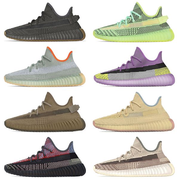 

высокое качество kanye мужские женские кроссовки зола zyon белье пустыня шалфей земля болото белый черный статический светоотражающий топ му