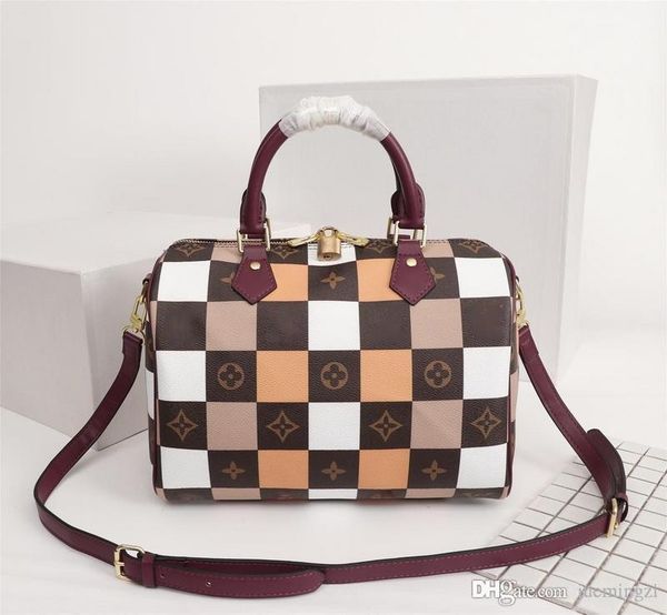 

lovuitto patchwork 2020 40391 40390 speedy 30 hand tote size: 23*18*8cm
