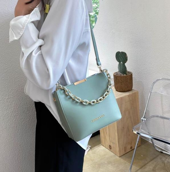 

textured popular bag female 2020 new wave summer small fresh wild ins net red messenger bag bucket