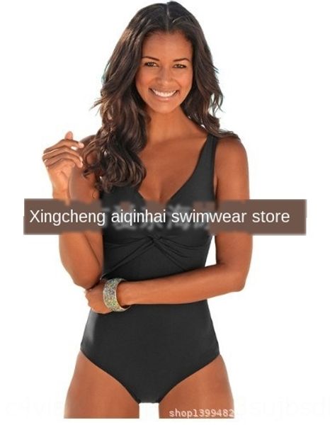 

deep v-neck gathered unbacked solid color one piece deep v-neck gathered unbacked solid color one piece swimsuit swimsuit, White;black