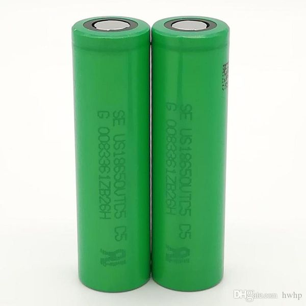 

100шт 100% высокого качества для sony vtc5 18650 батарея 2600mah imr 3.7v для lg sony samsung rechargable литиевые батареи cell
