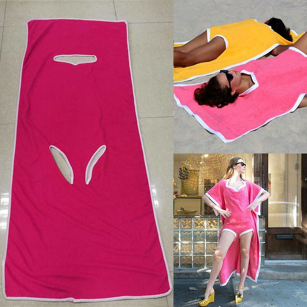 

towelkini пляж изменение халат полотенце пончо quick dry спорт на открытом воздухе для взрослых купальники плавание полотенце wx9-1867