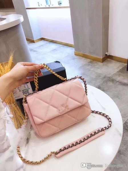

soft genuine leather handbag chain ling lattice with single shoulder bucket bags woman messenger vintage bag purses the designer handbags