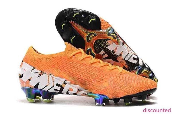 

2019 mens soccer shoes mercurial vapors 13 elite njr fg outdoor soccer cleats neymar football boots chuteiras blue