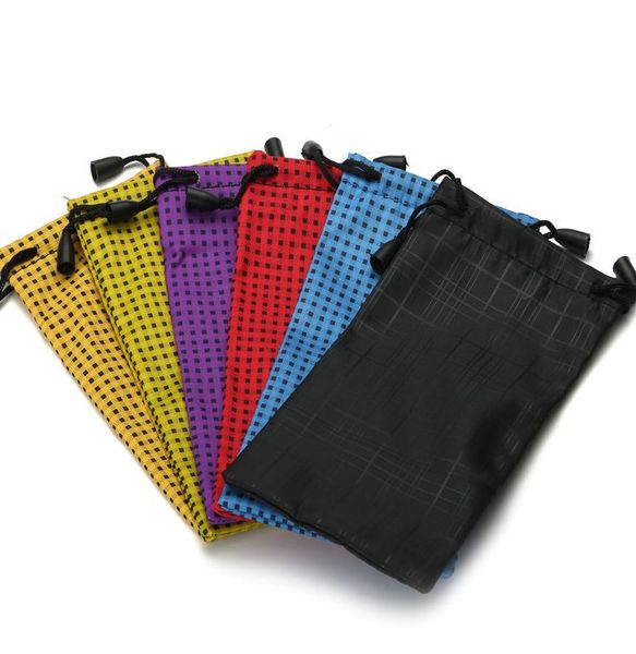 

18*9cm drawstring sunglasses eyeglasses bag sunglasses pouch glasses storage bags cases soft bag phone kka7961 elixk
