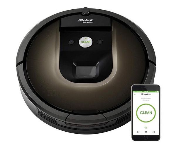 

Original irobot roomba 980 robot vacuum with wi fi connectivity work with alexa ideal for pet hair carpet hard floor outlet