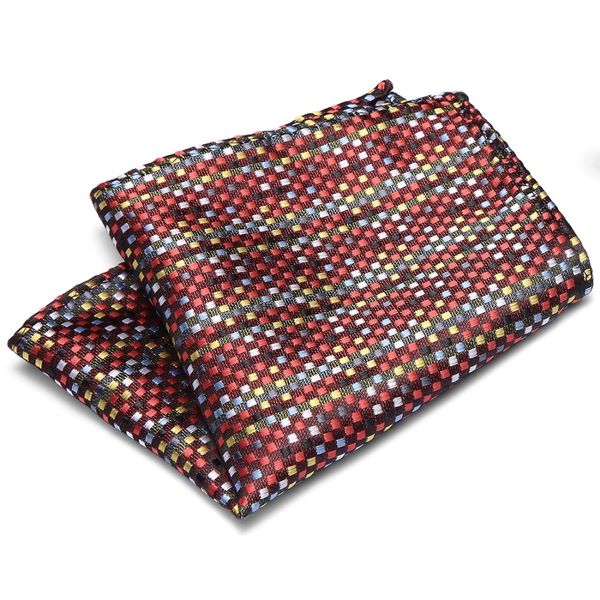 

100% silk handkerchiefs vintage men paisley stripes polka dots pocket squares for suit jackets wedding party hanky business, Black;blue