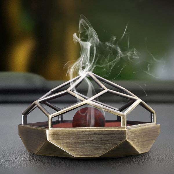 

hollow metal wood car perfume seat air freshener luxury decoration automobile interior fragrance scent smell diffuse accessories